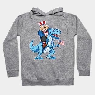 Uncle Sam Griddy Dance Riding Hoodie